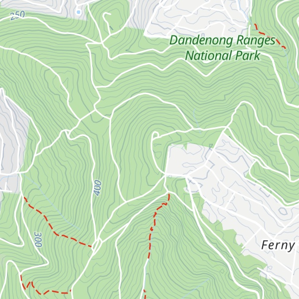 Map of One Tree Hill
