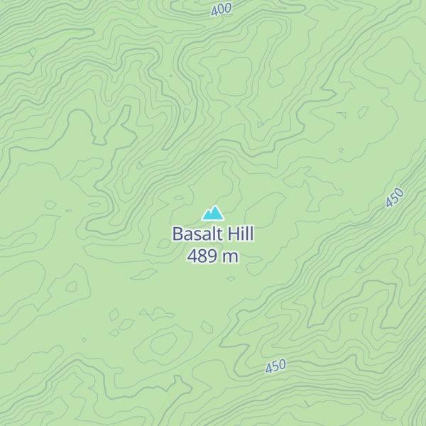 Map of Basalt Hill