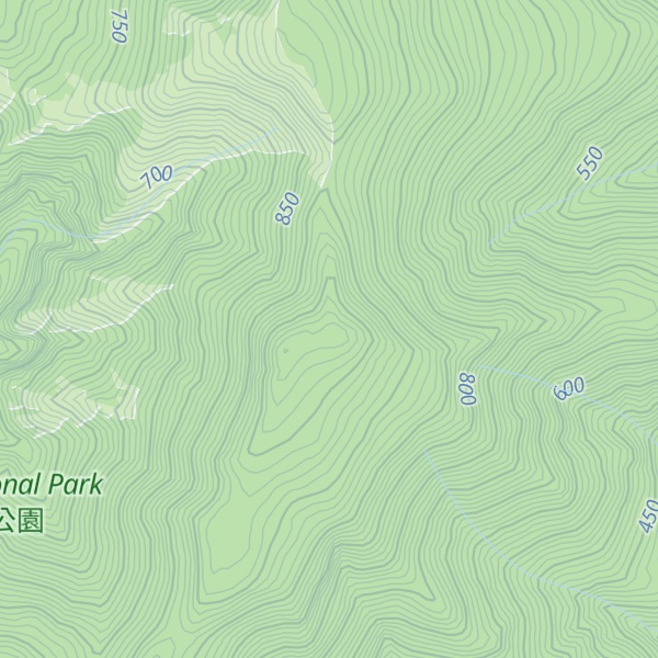 Map of Mt. Poromoi