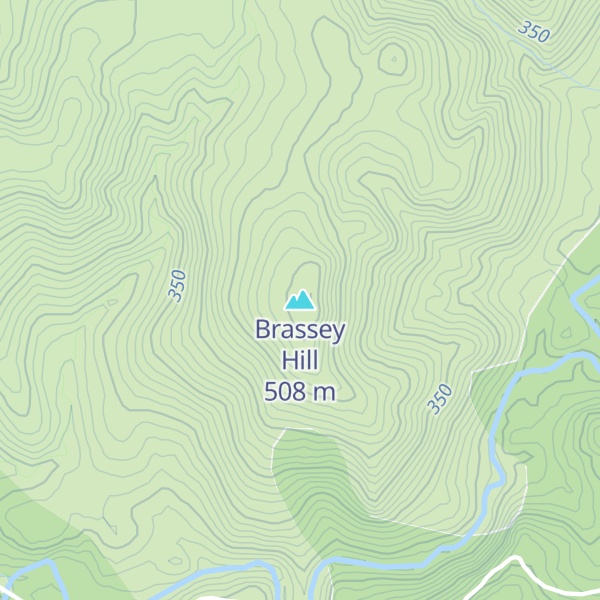 Map of Brassey Hill