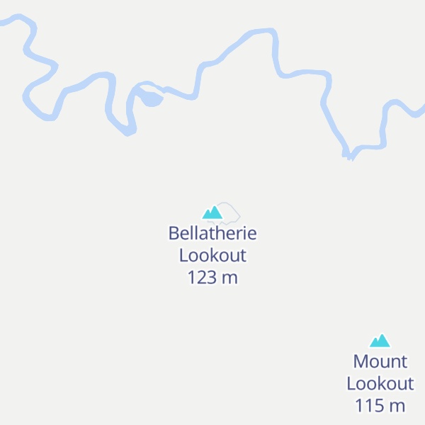 Map of Bellatherie Lookout