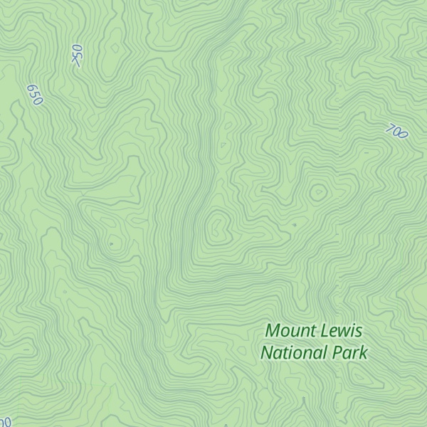 Map of Mt Lewis Forest Res 4