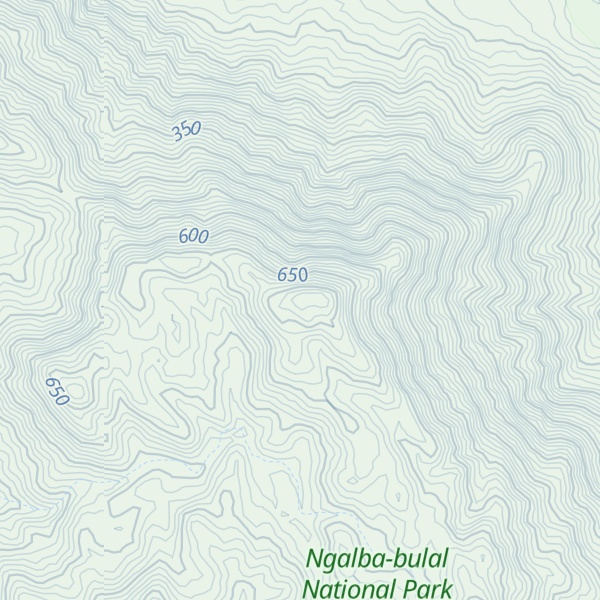 Map of Mount Thomas