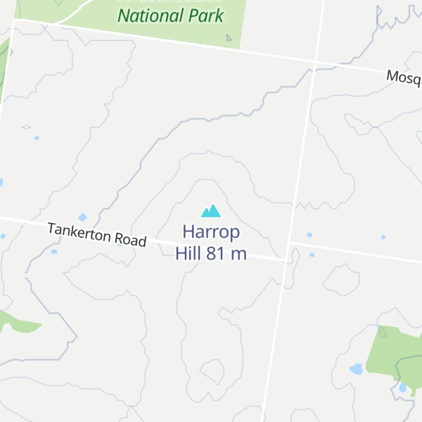 Map of Harrop Hill