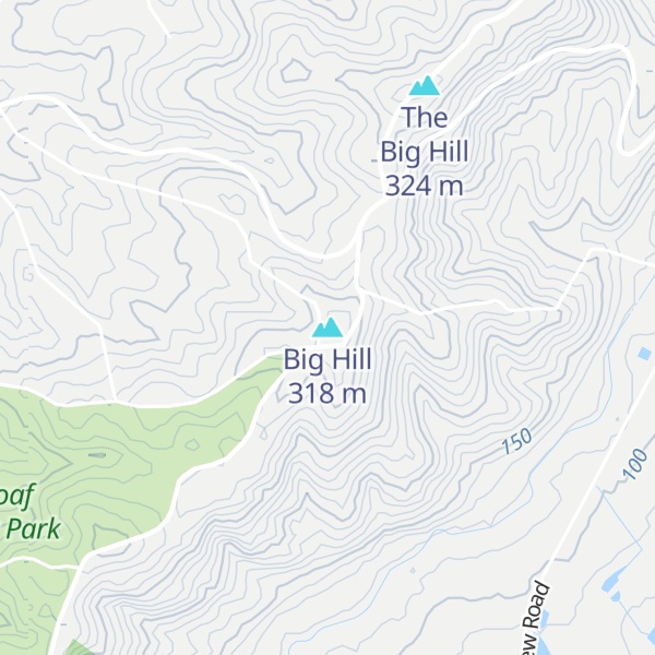 Map of Big Hill
