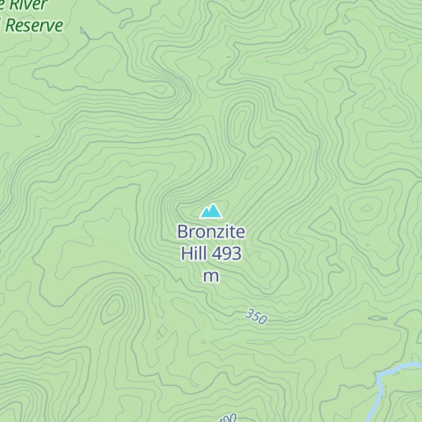Map of Bronzite Hill