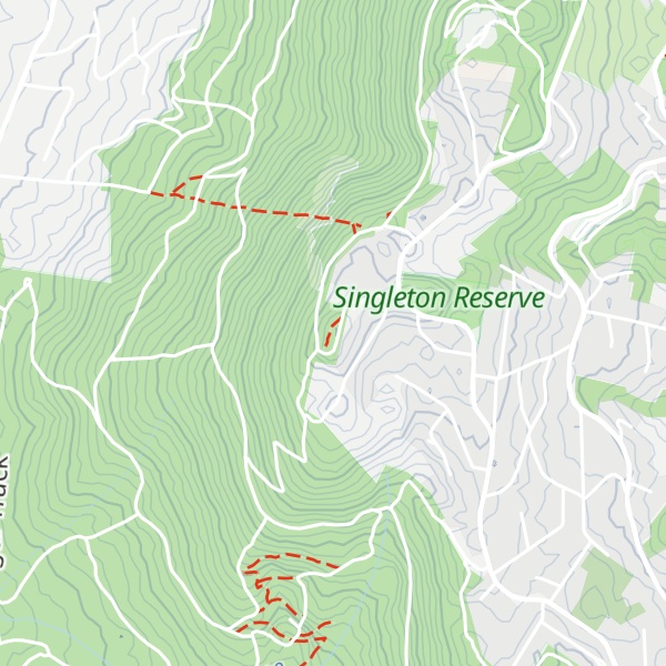 Map of Mount Corhanwarrabul