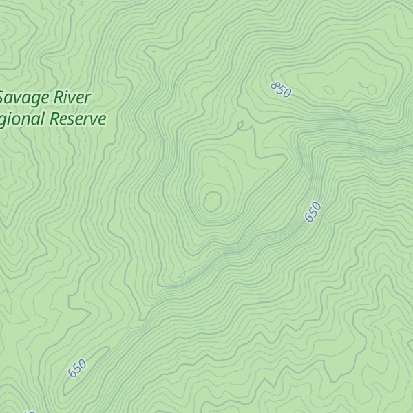Map of Mount Cleveland