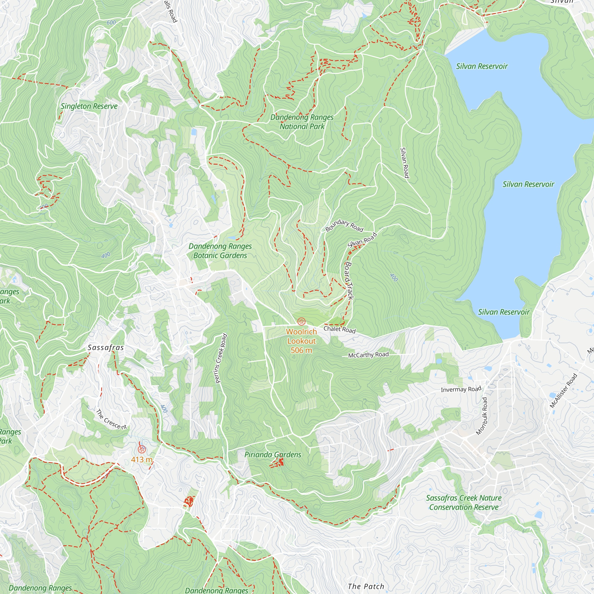 Red Dog Hut map