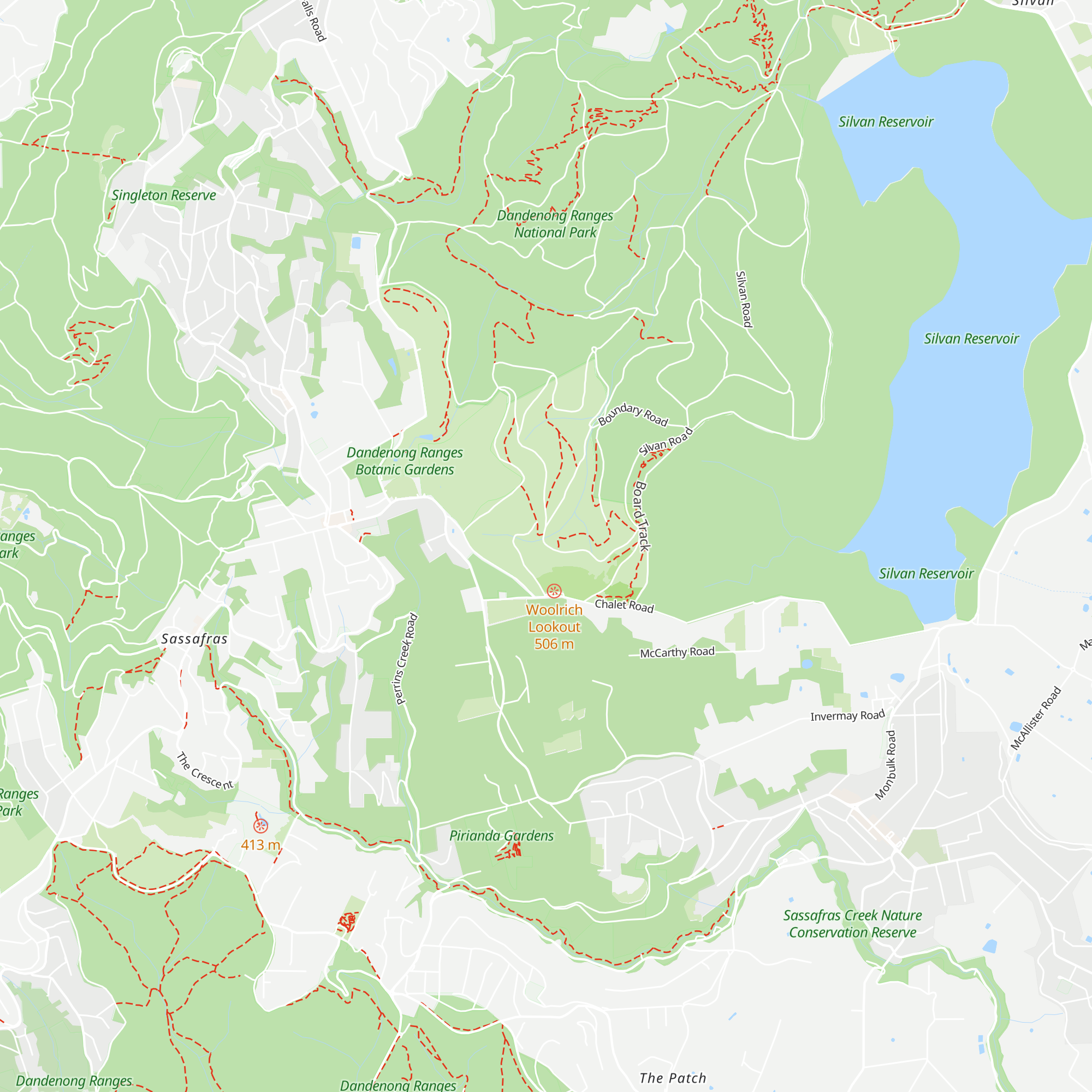 Red Dog Hut map