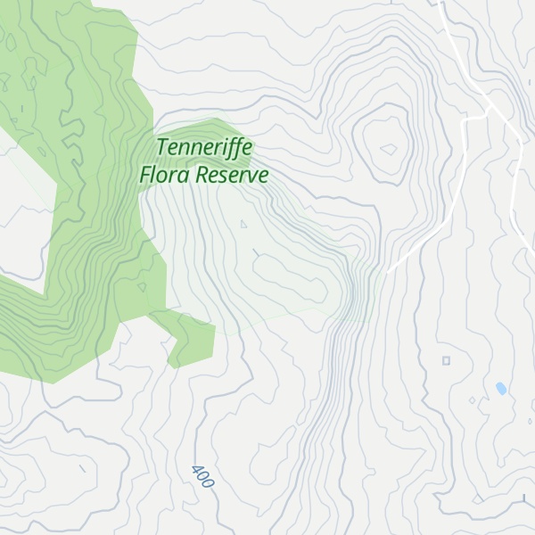 Map of Mount Tenerife
