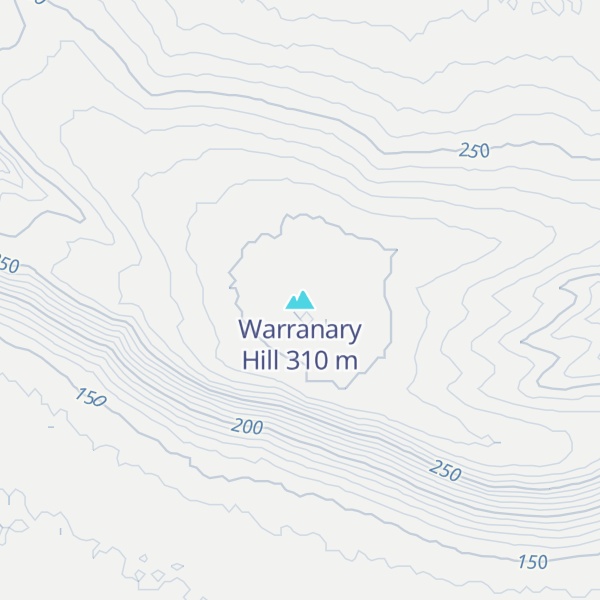 Map of Warranary Hill