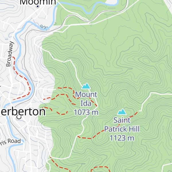 Map of Mount Ida