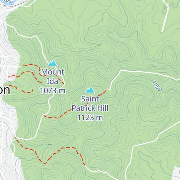Map of Saint Patrick Hill