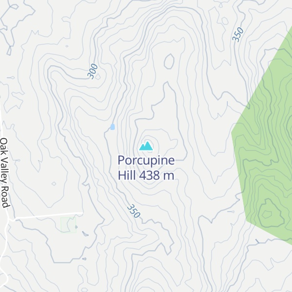 Map of Porcupine Hill