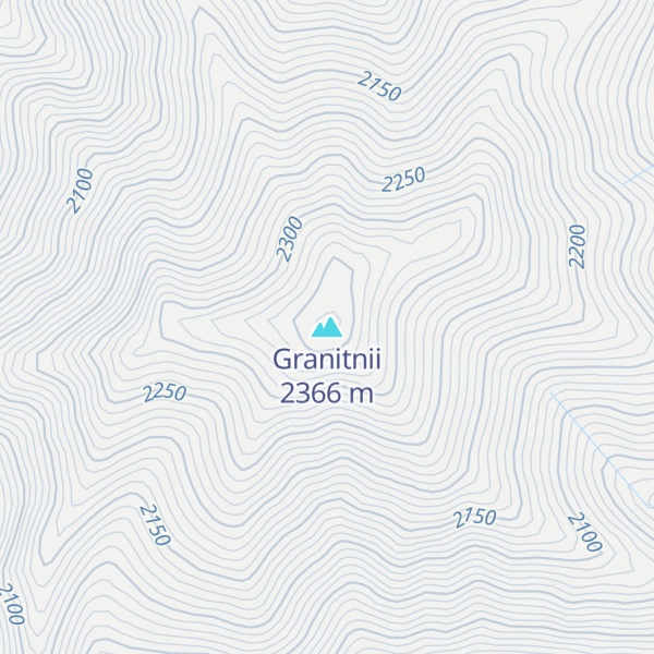 Map of Granitnii