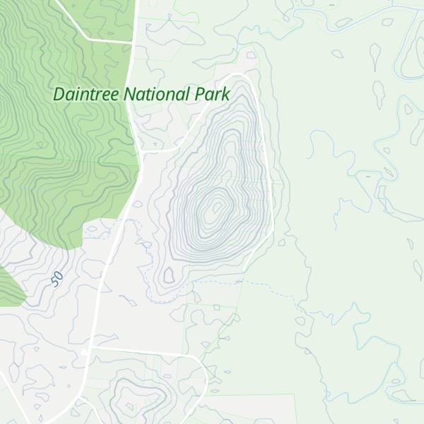 Map of Mount Hutchinson