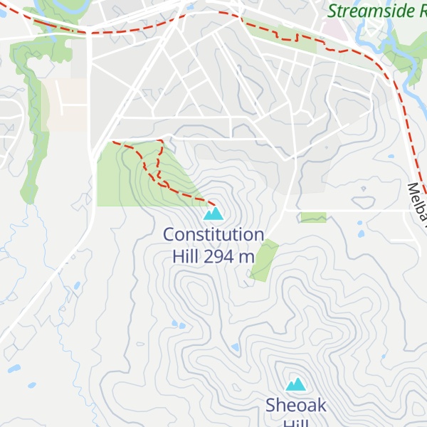 Map of Constitution Hill