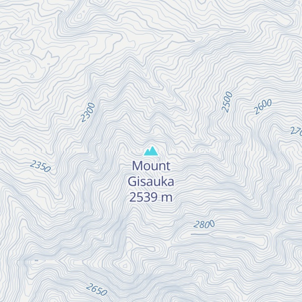 Map of Mount Gisauka