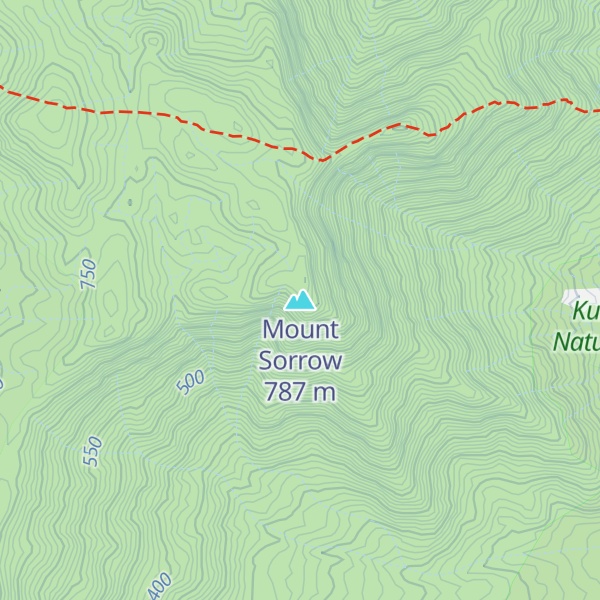 Map of Mount Sorrow