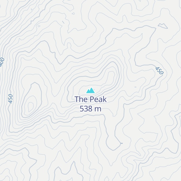Map of The Peak
