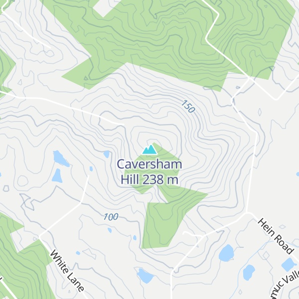 Map of Caversham Hill