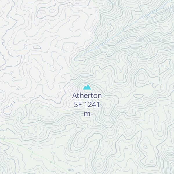 Map of Atherton SF