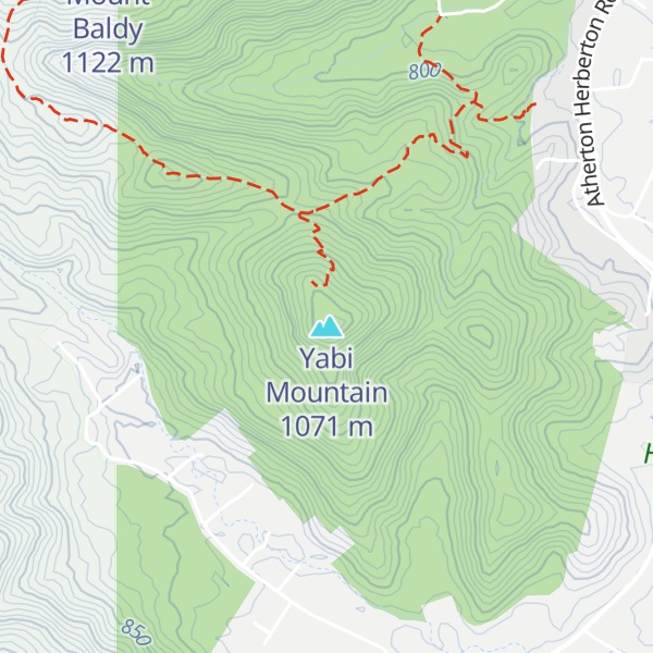Map of Yabi Mountain