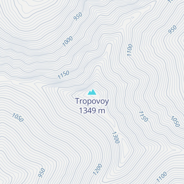 Map of Tropovoy