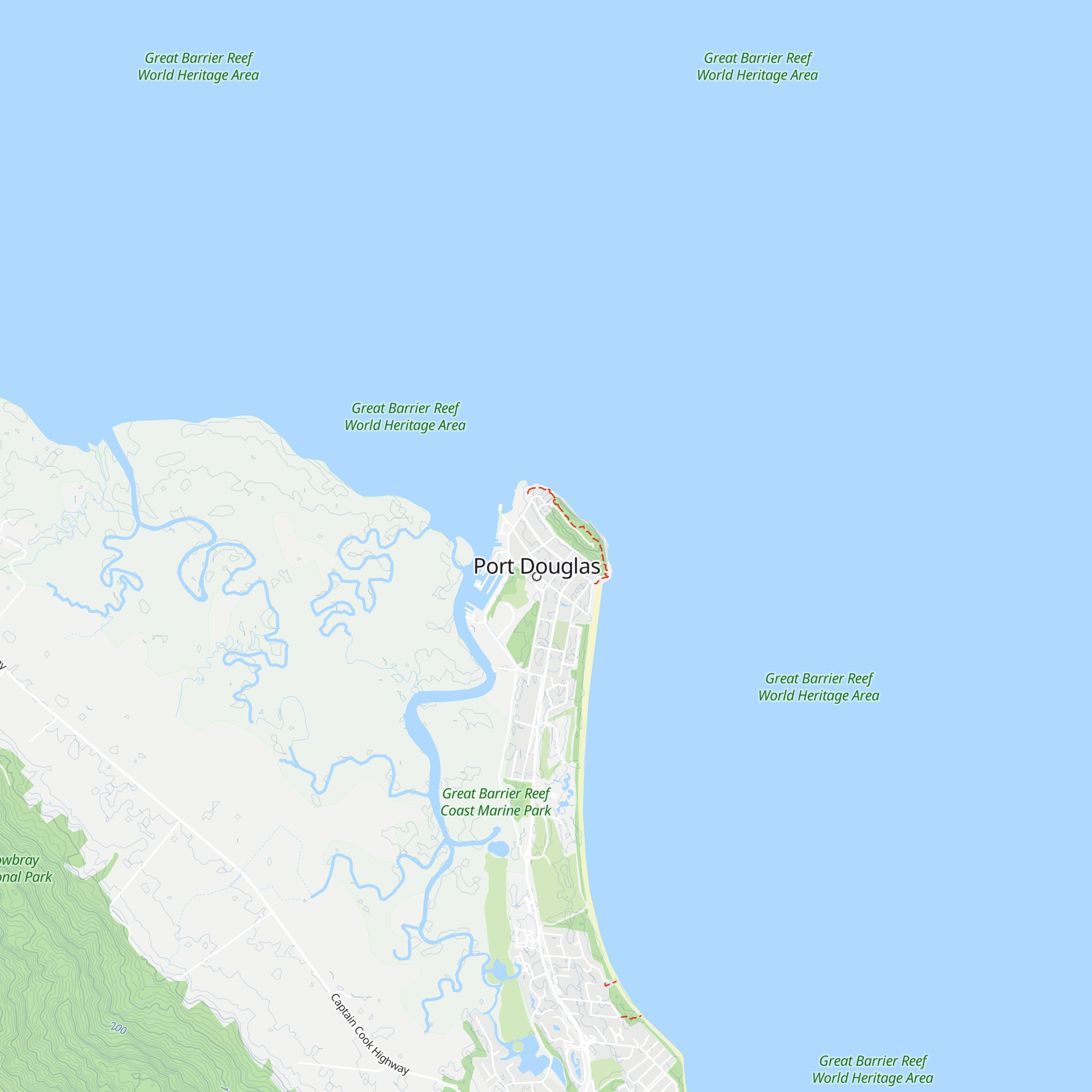 The Daintree shop map