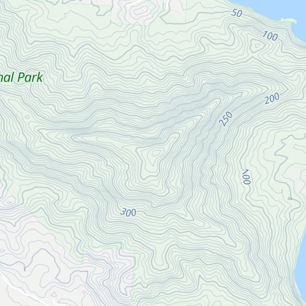 Map of Mount Alexandra