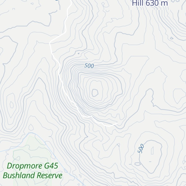 Map of Mount Tickatory