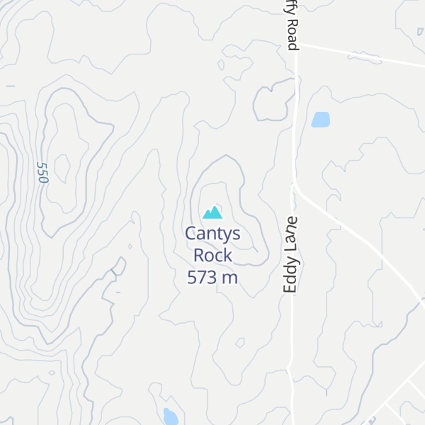 Map of Cantys Rock