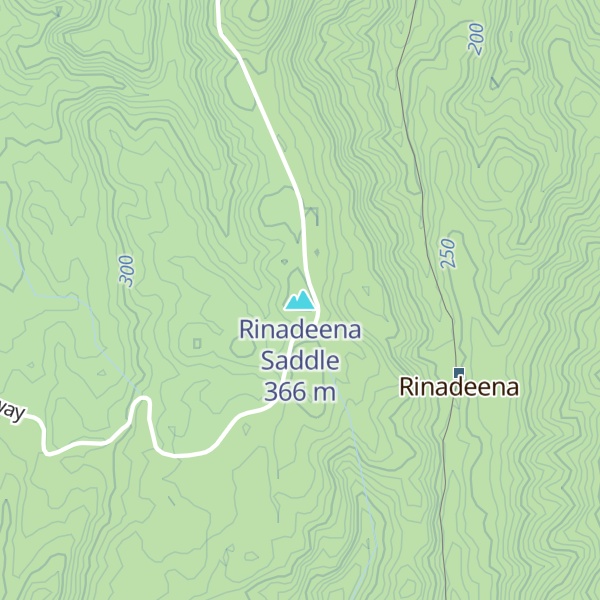 Map of Rinadeena Saddle