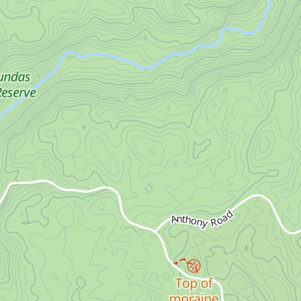Map of Henty Moraine