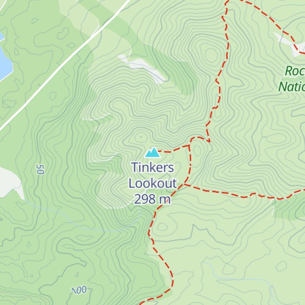 Map of Tinkers Lookout