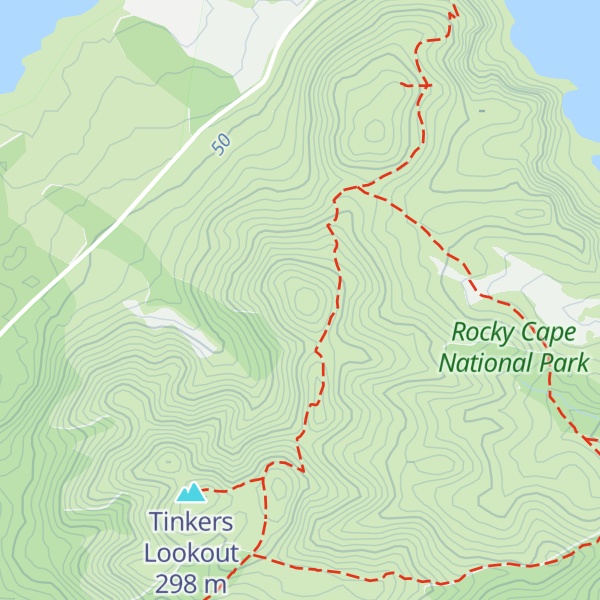 Map of Saddleback Hill