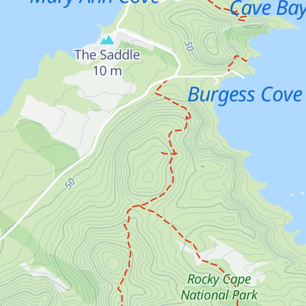 Map of Cathedral Hill