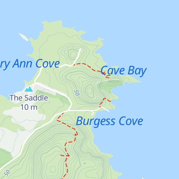 Map of Flagpole Hill