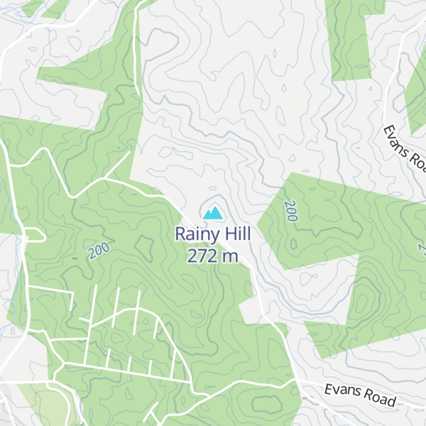 Map of Rainy Hill