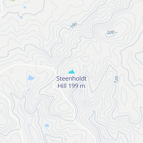 Map of Steenholdt Hill