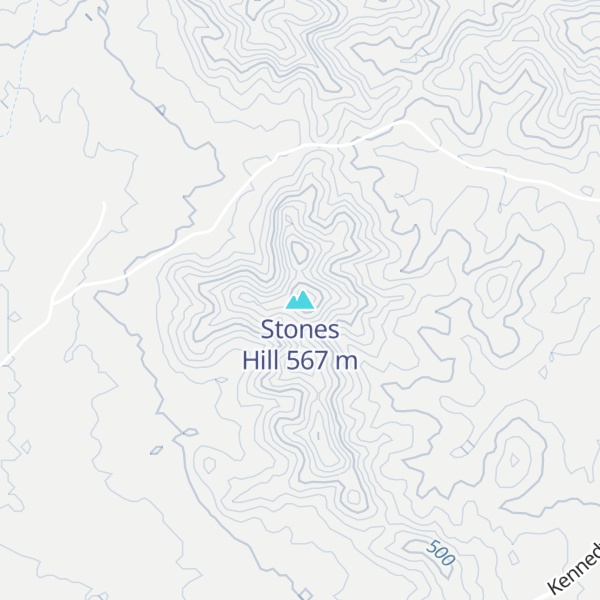 Map of Stones Hill