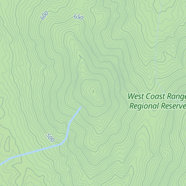 Map of Mount Strahan