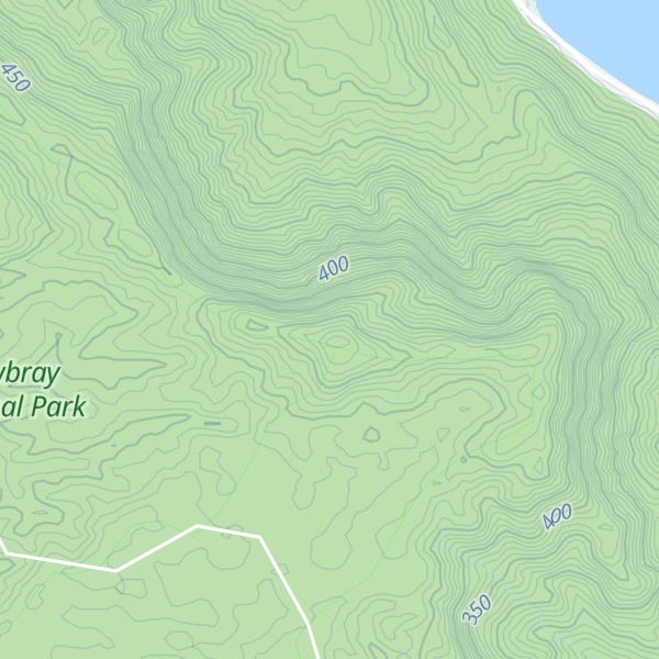 Map of Mount Charlie