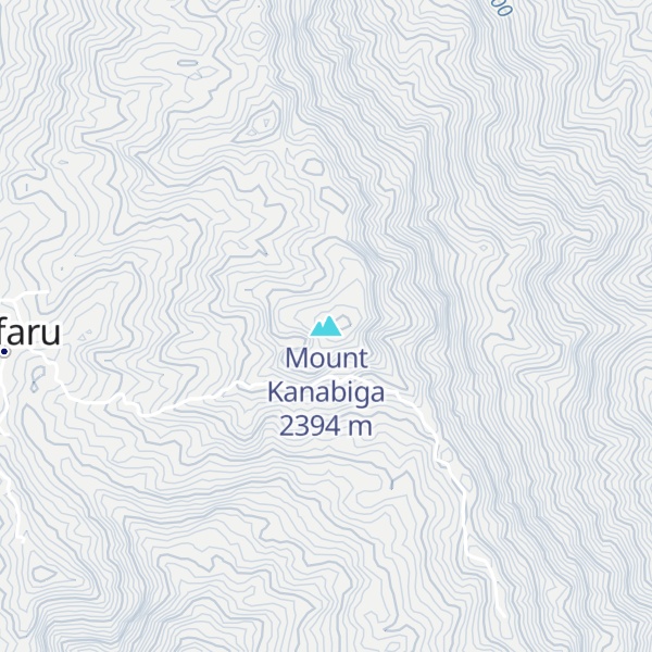 Map of Mount Kanabiga