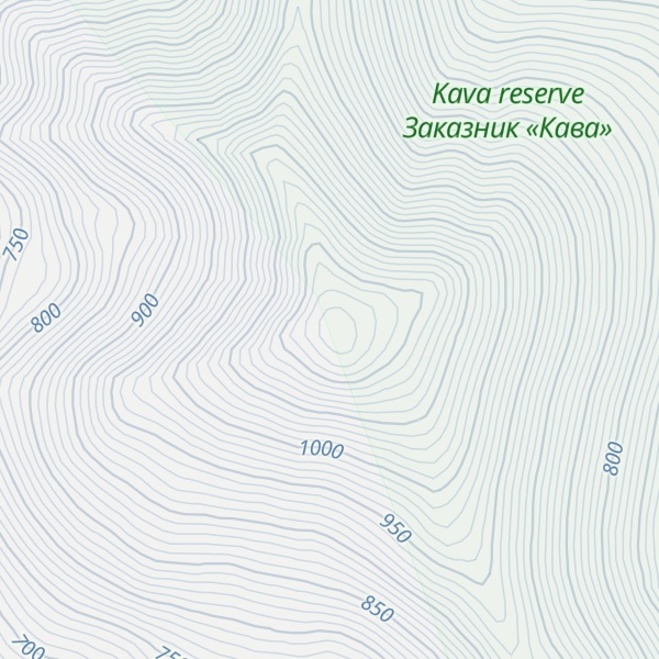 Map of Konusnaya Gora