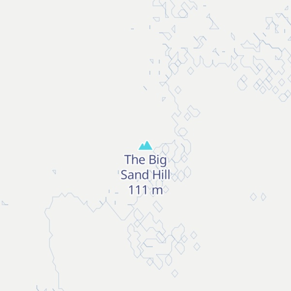 Map of The Big Sand Hill