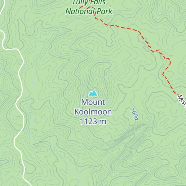 Map of Mount Koolmoon