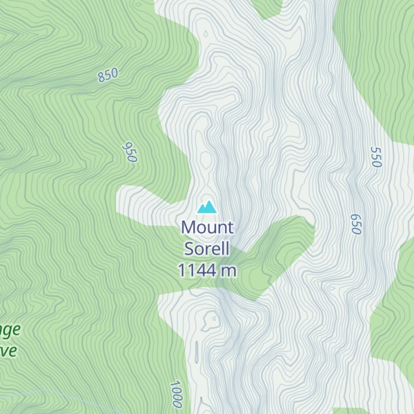 Map of Mount Sorell