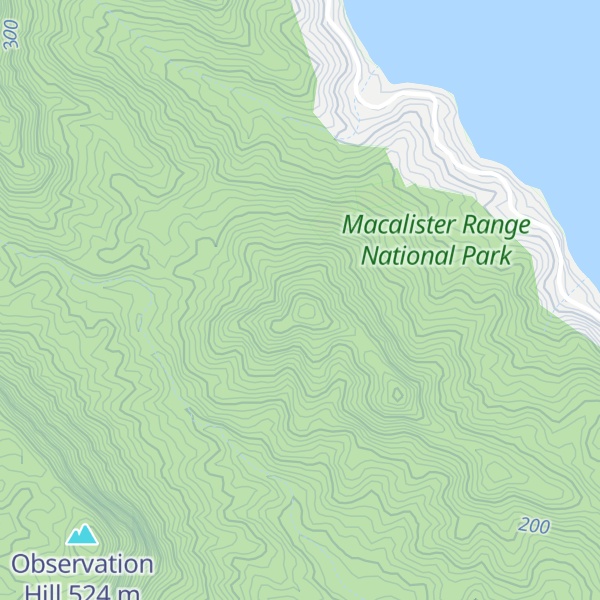 Map of Arnold Knob